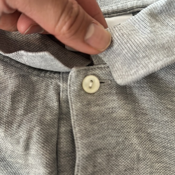 Lacoste Grey Polo - Men’s Medium- From Harry Rosen - Picture 4 of 6